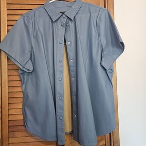 J. Crew Casual Blue Button Down Shirt